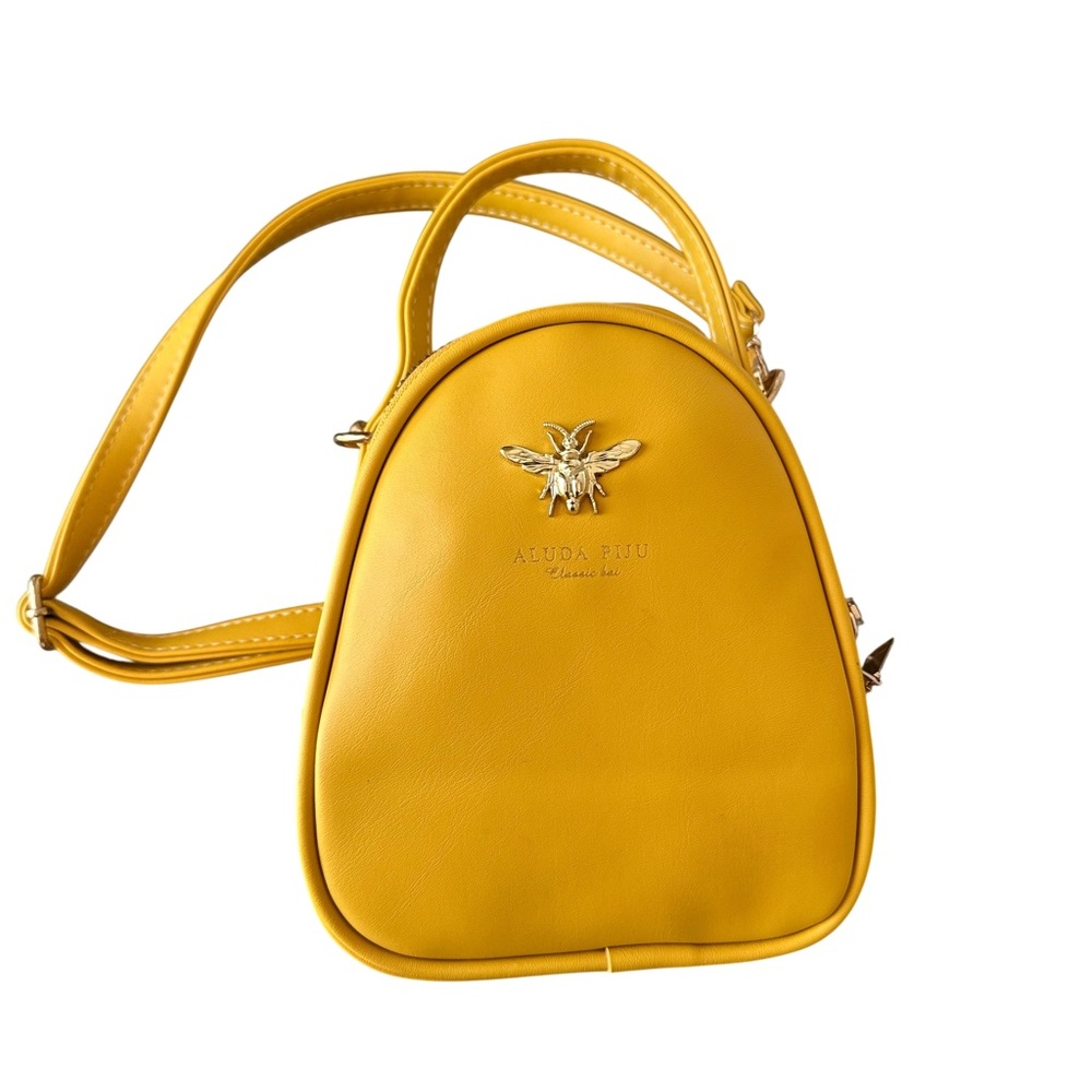 Crossbody Mustard Mini Bag | Aluda Piju
